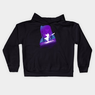 The Man in the Black Cape Kids Hoodie